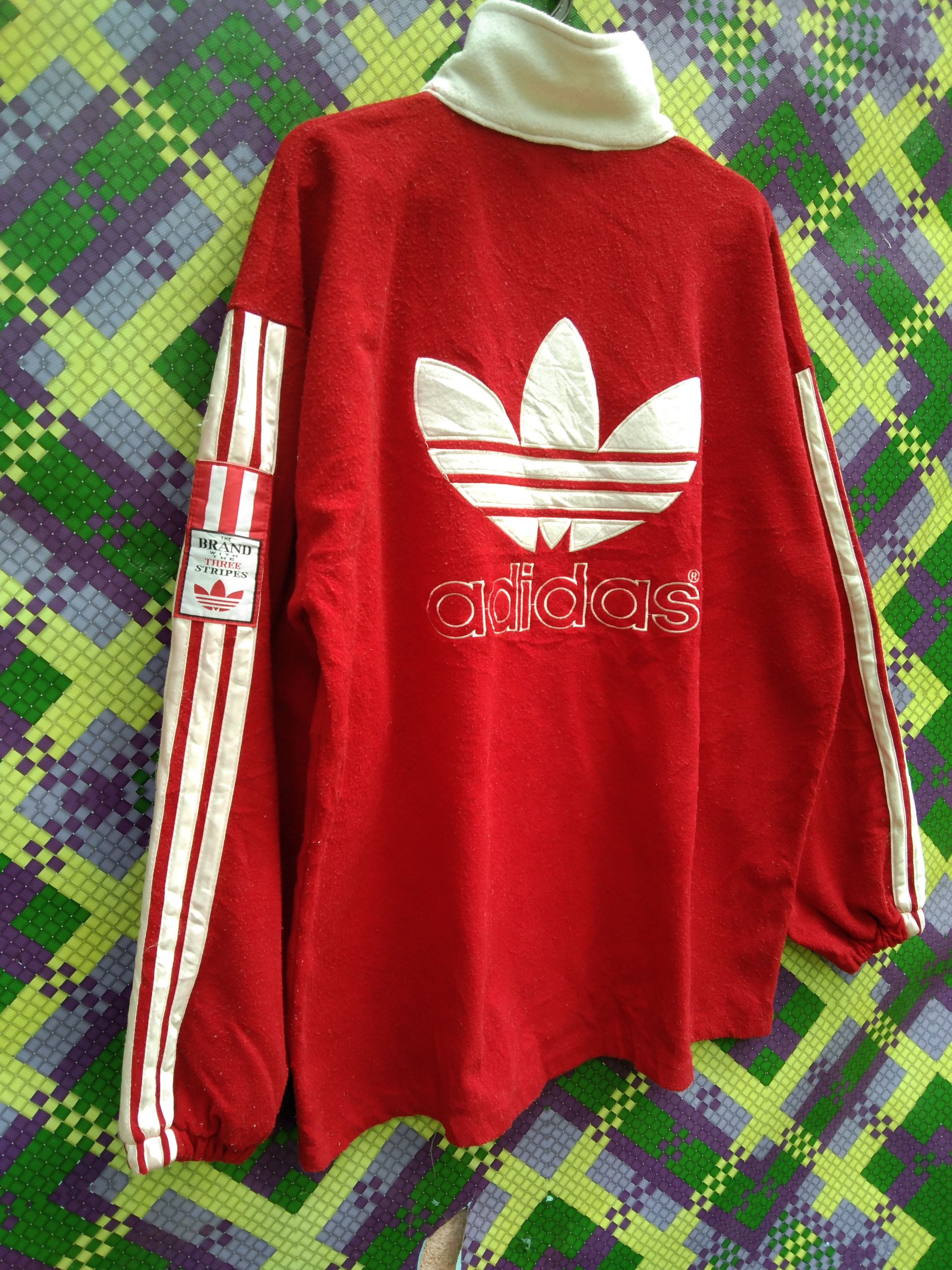 Adidas × Vintage VINTAGE ADIDAS TREFOIL EMBROIDERY LOGO BACKHITS Size US XL / EU 56 / 4 - 3 Thumbnail