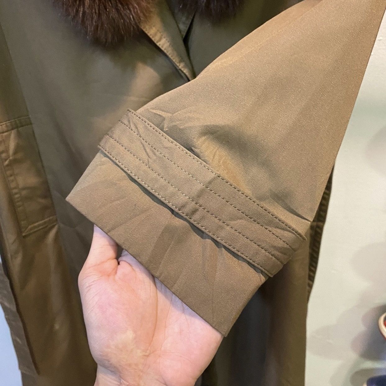 Swiss Legend VINTAGE RARE‼️Diolen By Hausammann+moos Fur Trench Coats Size US M / EU 48-50 / 2 - 7 Thumbnail