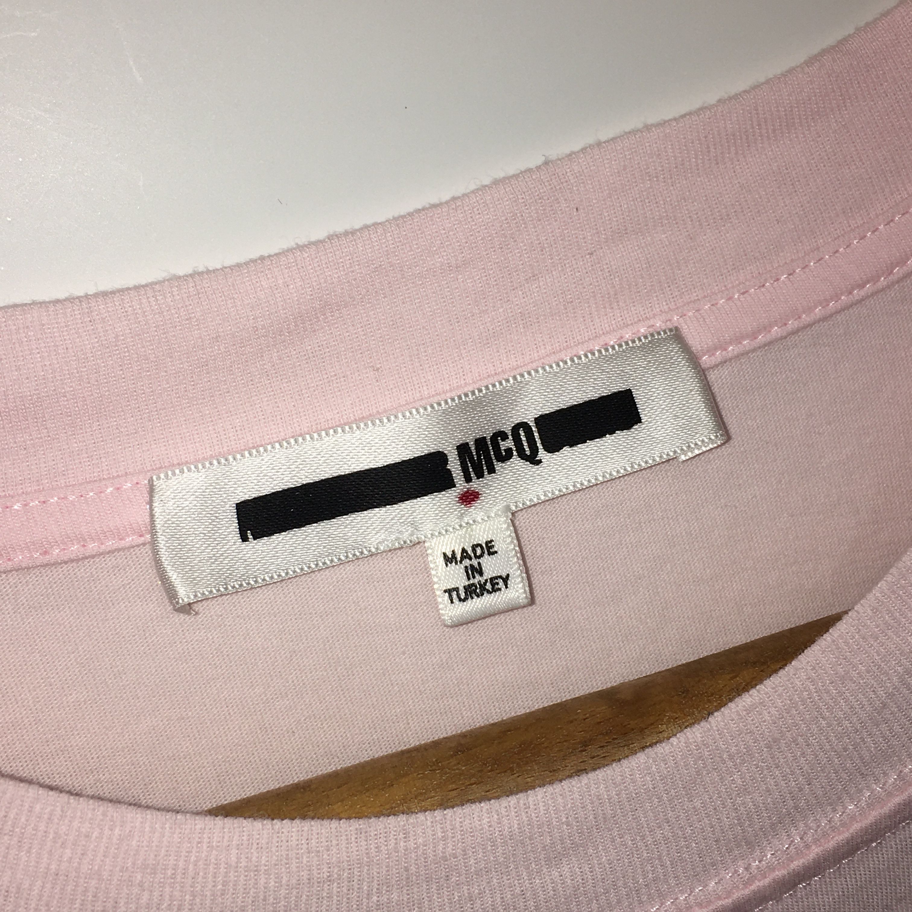 Alexander McQueen × MCQ MCQ by Alexander McQueen Swallow Logo Pink T-Shirt Size M Size US M / EU 48-50 / 2 - 4 Thumbnail