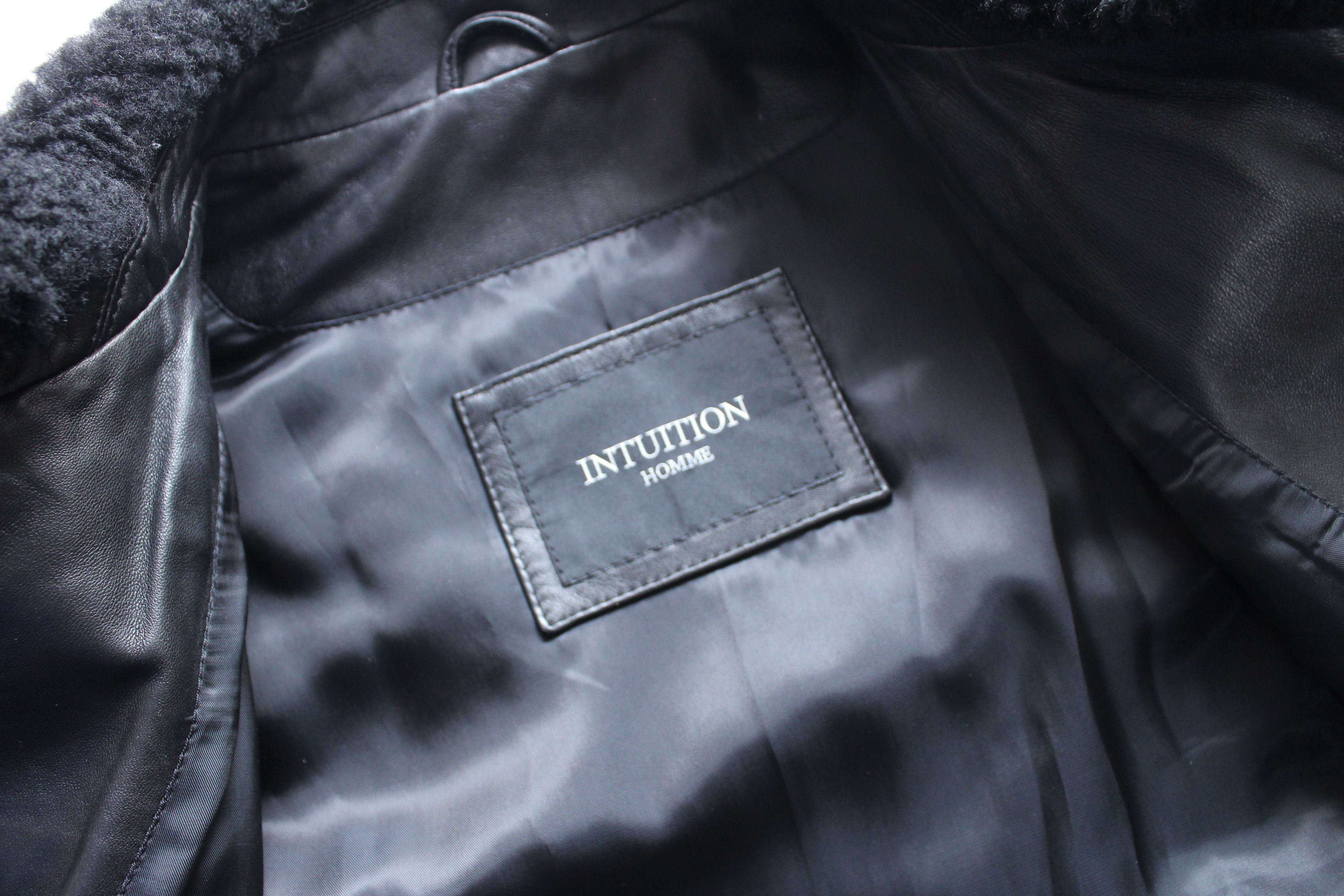 Other Intuition Paris Homme Leather Jacket Size S Hype Rare Size US S / EU 44-46 / 1 - 8 Thumbnail