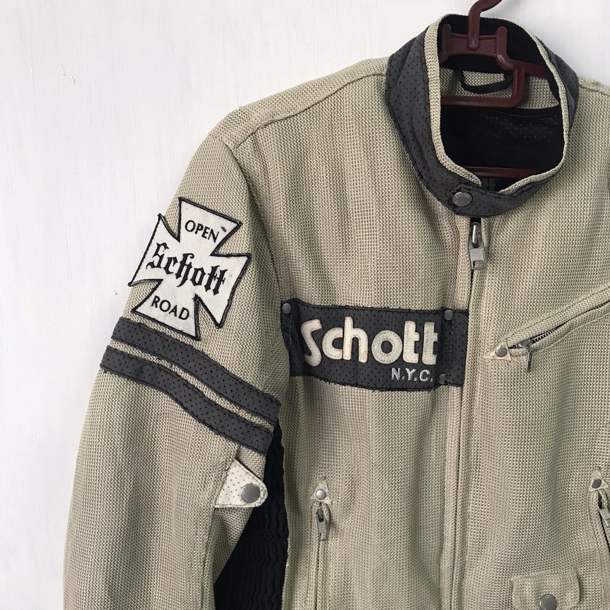 Schott 💥Steals💥Schott NYC Rider Motocycle Jacket Size US M / EU 48-50 / 2 - 3 Thumbnail