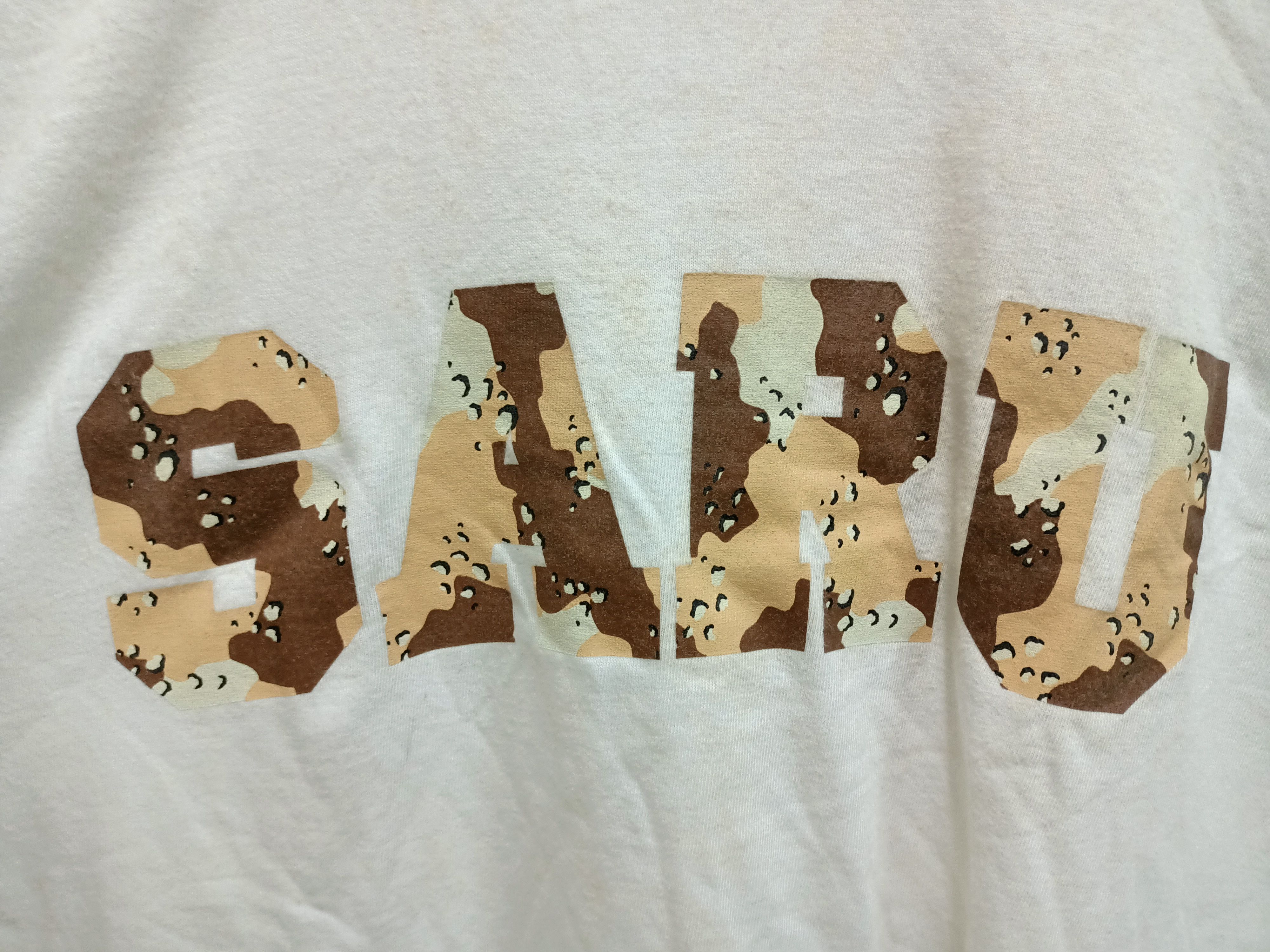 Japanese Brand Vintage SARU chocolate chip camouflage by Santastic Wear Size US L / EU 52-54 / 3 - 7 Thumbnail