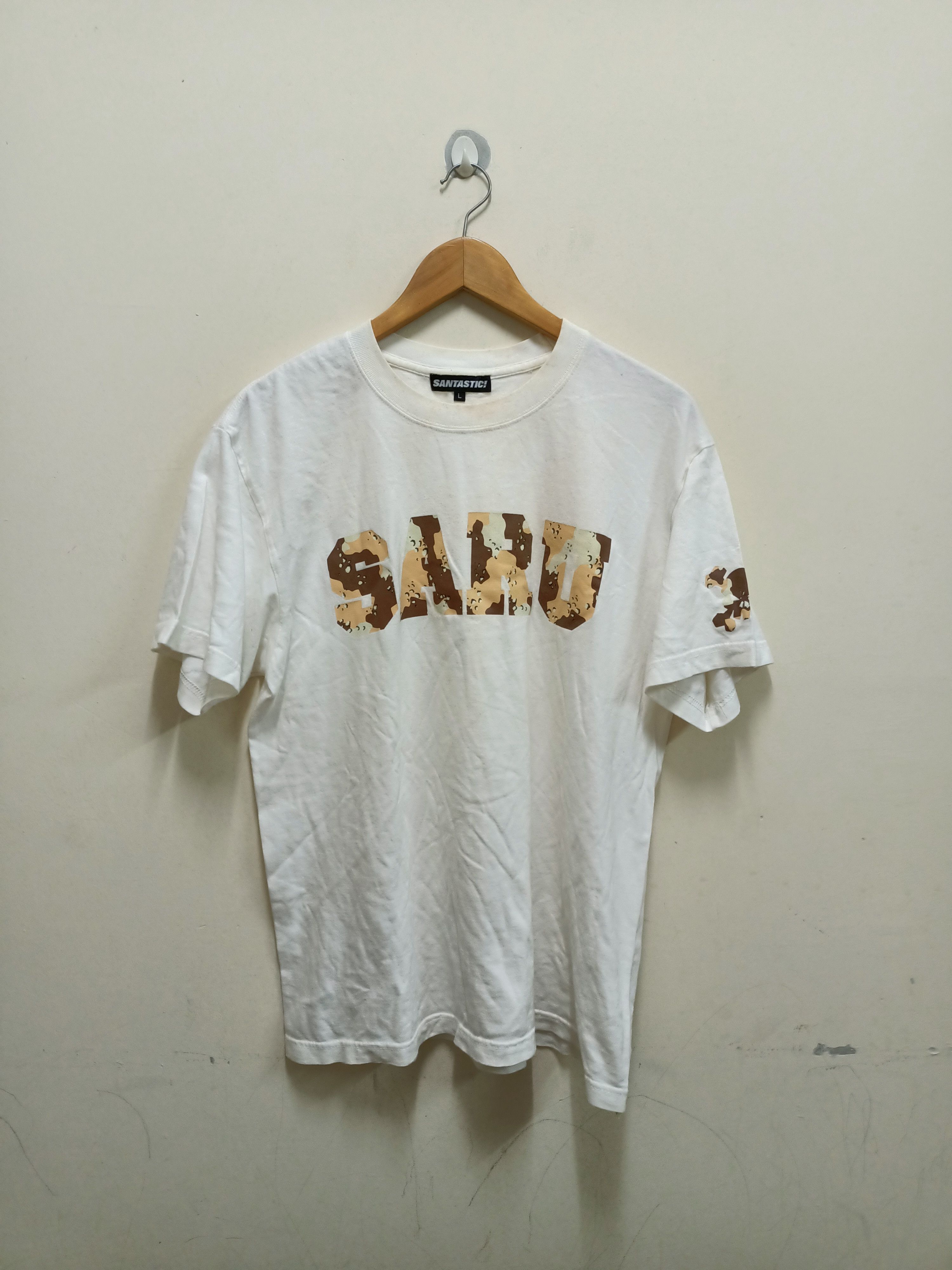 Japanese Brand Vintage SARU chocolate chip camouflage by Santastic Wear Size US L / EU 52-54 / 3 - 1 Thumbnail