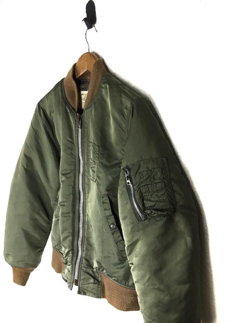 Vintage MA-1 FLYING JACKET LION UNIFORM MIL-J-8279 US AIR FORCE Size US M / EU 48-50 / 2 - 4 Thumbnail