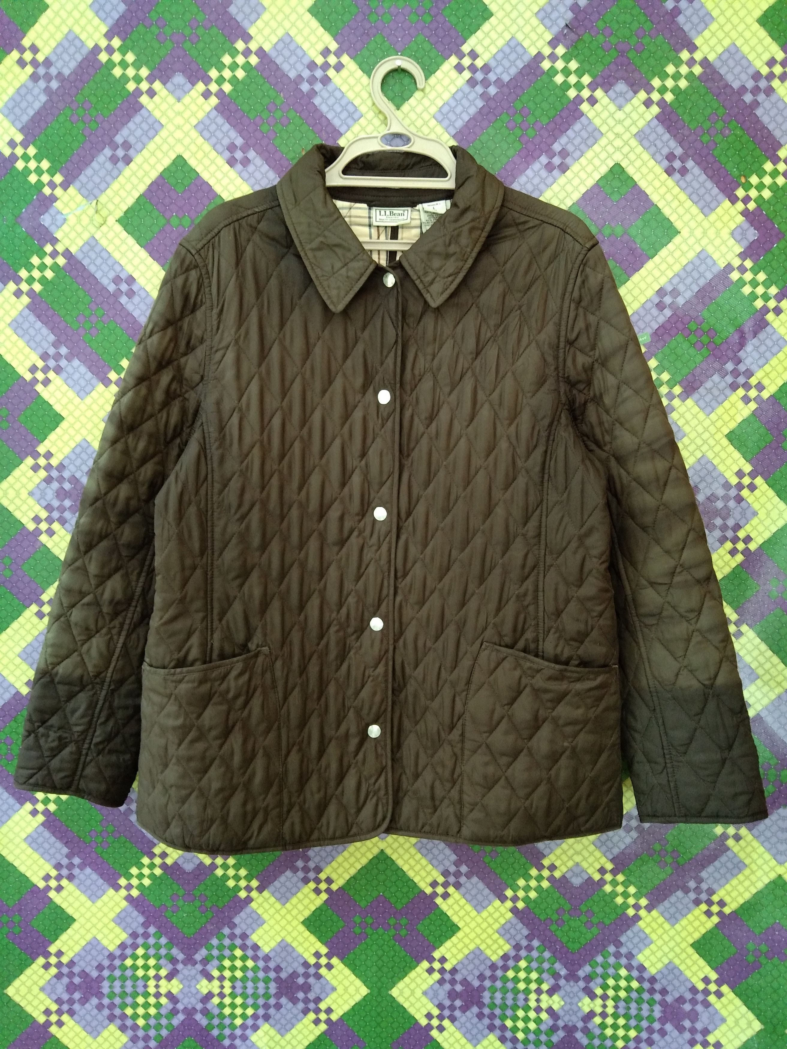 L.L. Bean × Vintage VINTAGE LL BEAN WOMEN'S QUILTED JACKET Size L / US 10 / IT 46 - 3 Thumbnail