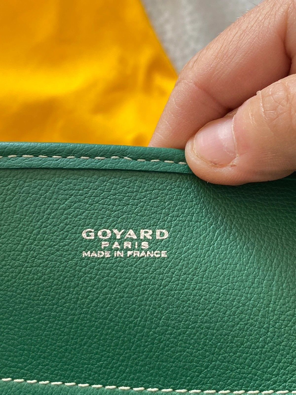 Goyard Bag in Green Color Size ONE SIZE - 11 Thumbnail