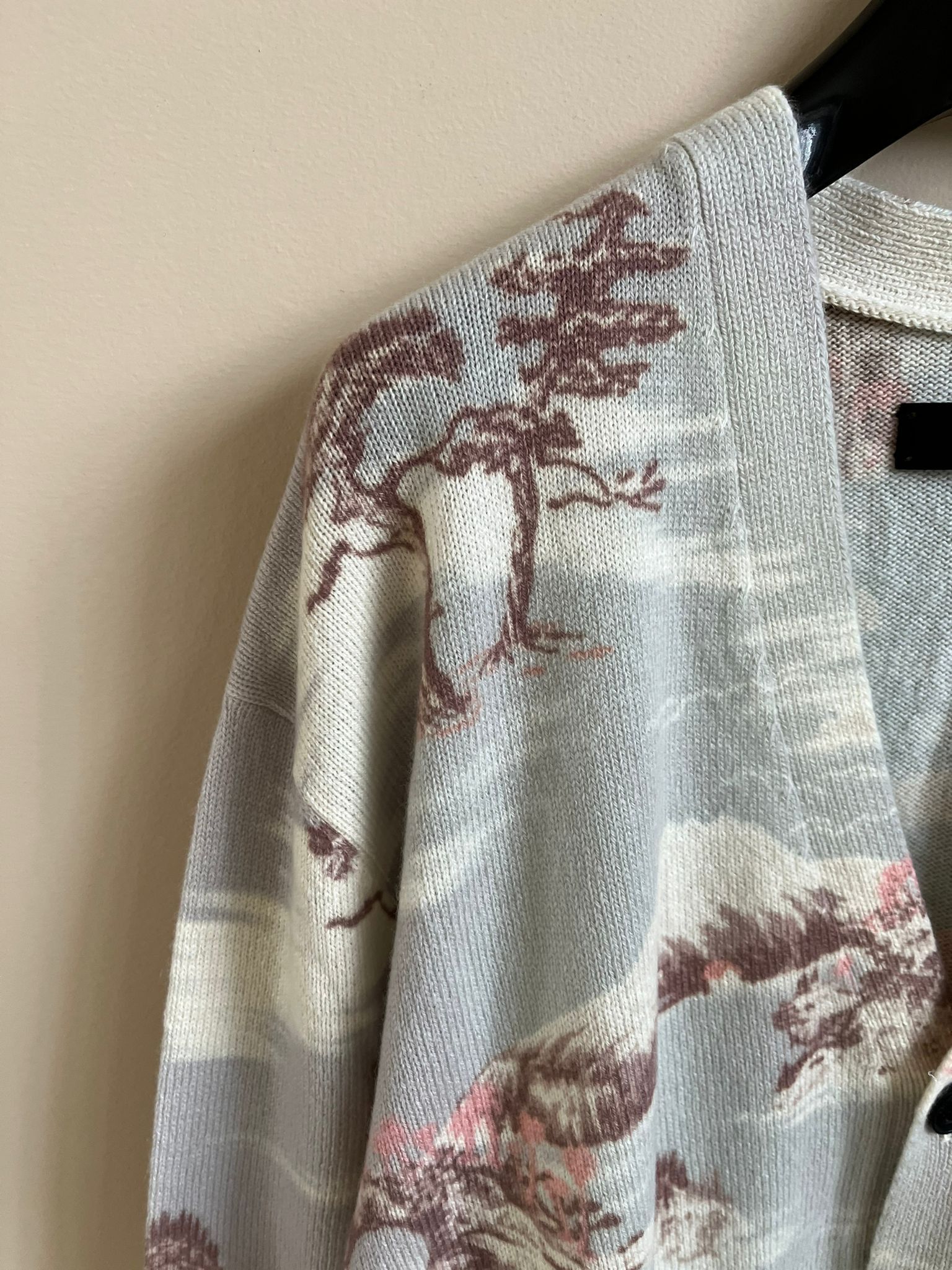 Amiri Bleached Print Aloha Cardigan in Cyan Size US S / EU 44-46 / 1 - 3 Thumbnail
