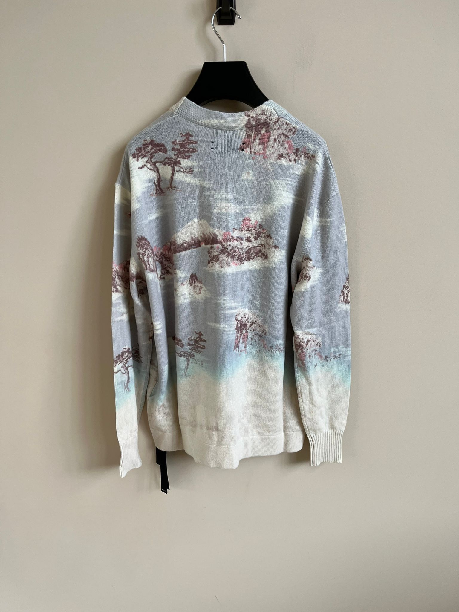 Amiri Bleached Print Aloha Cardigan in Cyan Size US S / EU 44-46 / 1 - 11 Thumbnail