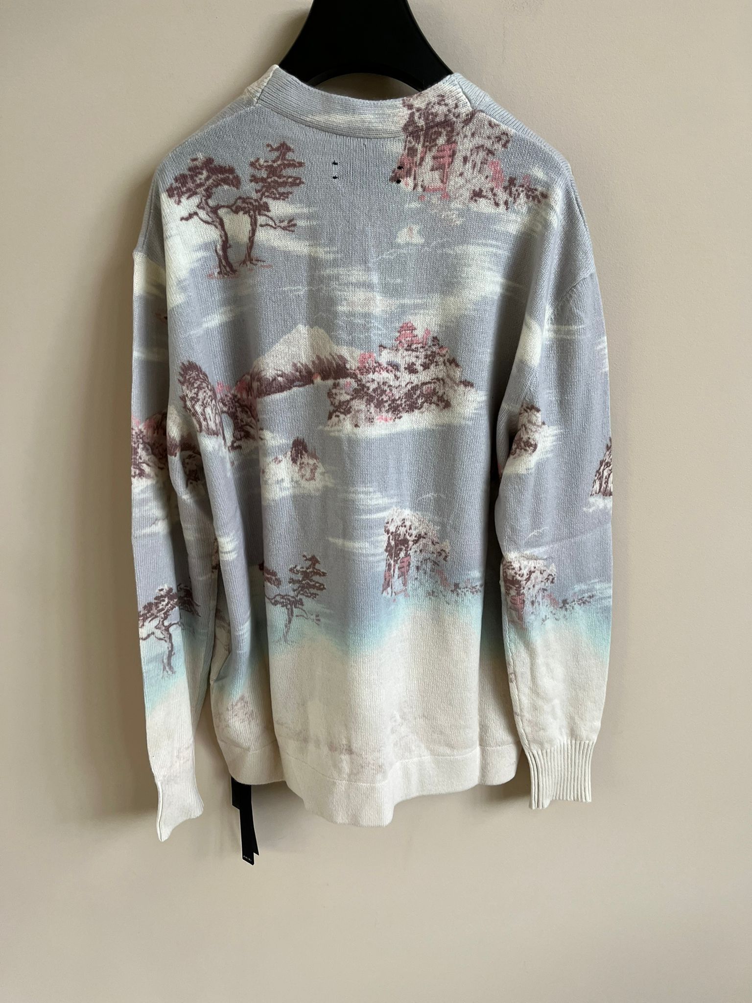 Amiri Bleached Print Aloha Cardigan in Cyan Size US S / EU 44-46 / 1 - 14 Thumbnail