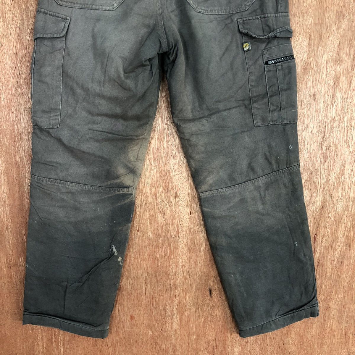 Faded Glory × Japanese Brand Evolution faded Grey Multipocket Cargo Pants #2636 Size US 28 / EU 44 - 11 Thumbnail