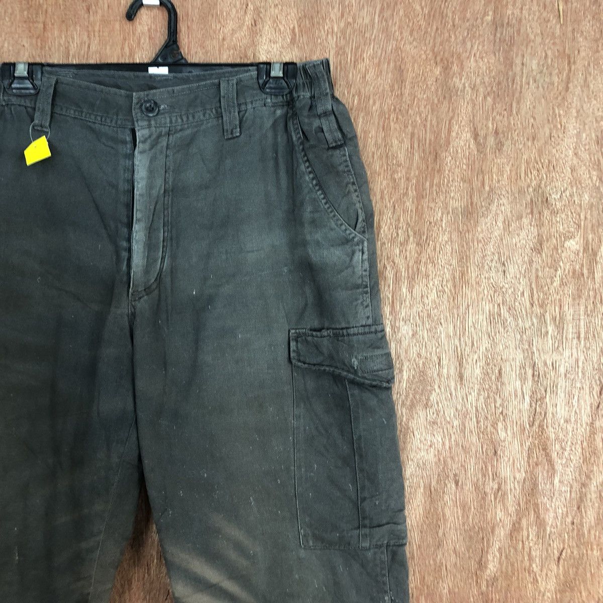 Faded Glory × Japanese Brand Evolution faded Grey Multipocket Cargo Pants #2636 Size US 28 / EU 44 - 5 Thumbnail