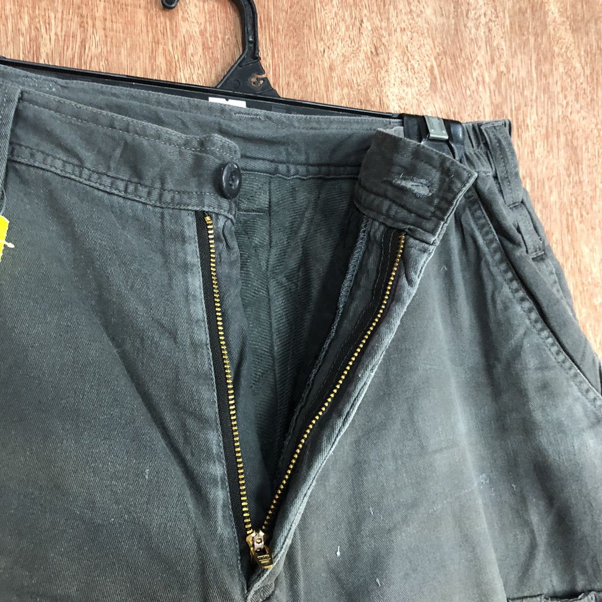 Faded Glory × Japanese Brand Evolution faded Grey Multipocket Cargo Pants #2636 Size US 28 / EU 44 - 8 Thumbnail