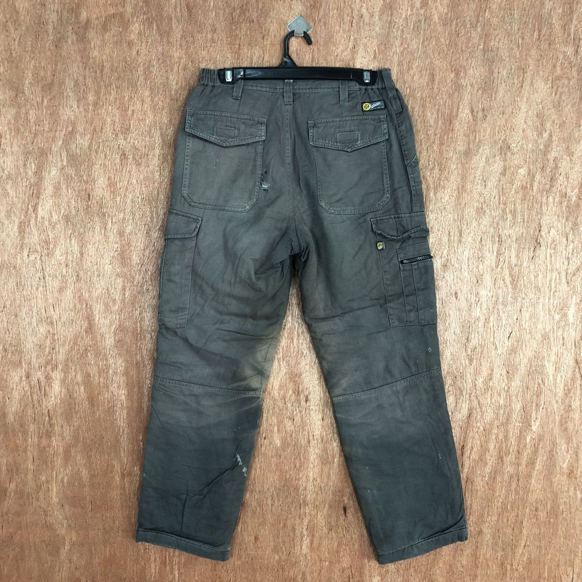 Faded Glory × Japanese Brand Evolution faded Grey Multipocket Cargo Pants #2636 Size US 28 / EU 44 - 9 Thumbnail