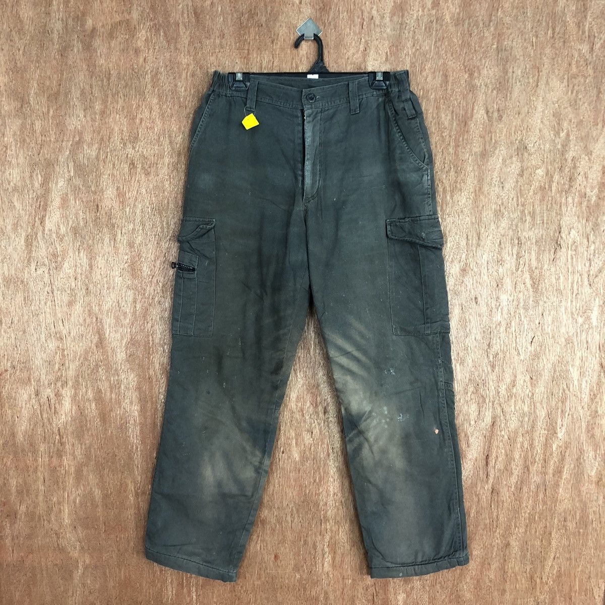 Faded Glory × Japanese Brand Evolution faded Grey Multipocket Cargo Pants #2636 Size US 28 / EU 44 - 1 Thumbnail