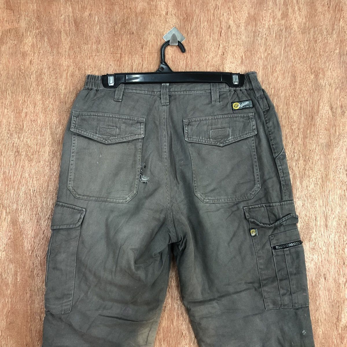 Faded Glory × Japanese Brand Evolution faded Grey Multipocket Cargo Pants #2636 Size US 28 / EU 44 - 10 Thumbnail