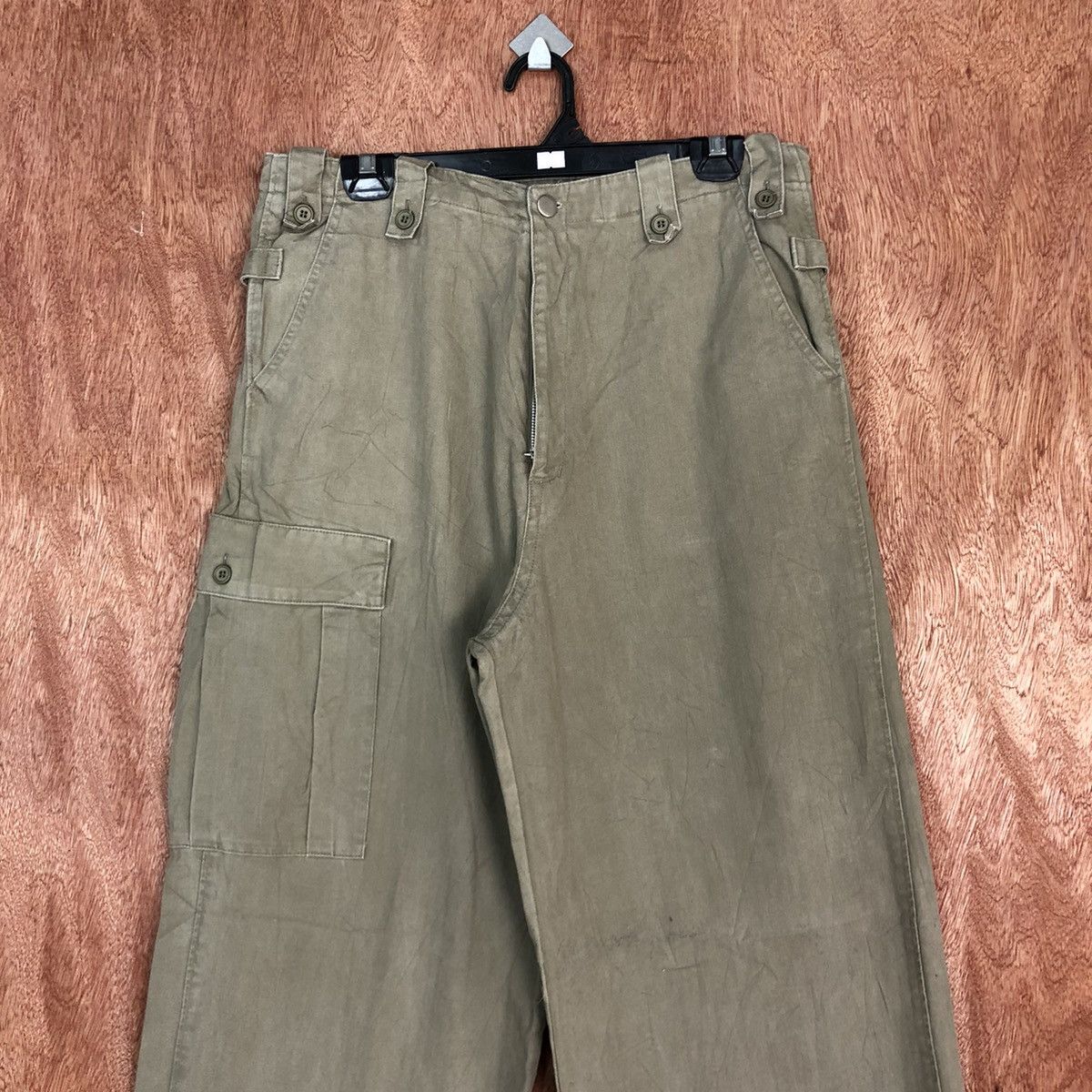 Japanese Brand DLL Yokohama staff worker Grey Multipocket Cargo Pants #c893 Size US 30 / EU 46 - 2 Thumbnail