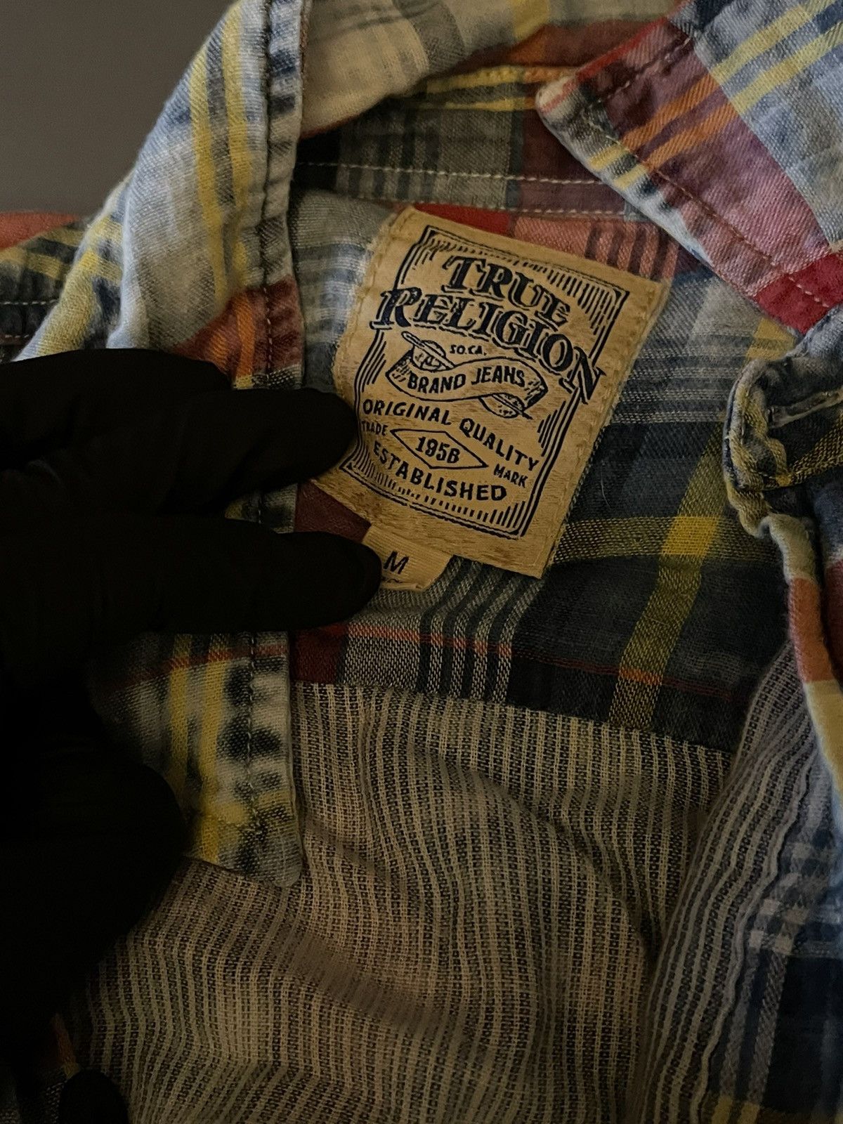 True Religion True religion plaid button up Size US M / EU 48-50 / 2 - 3 Thumbnail