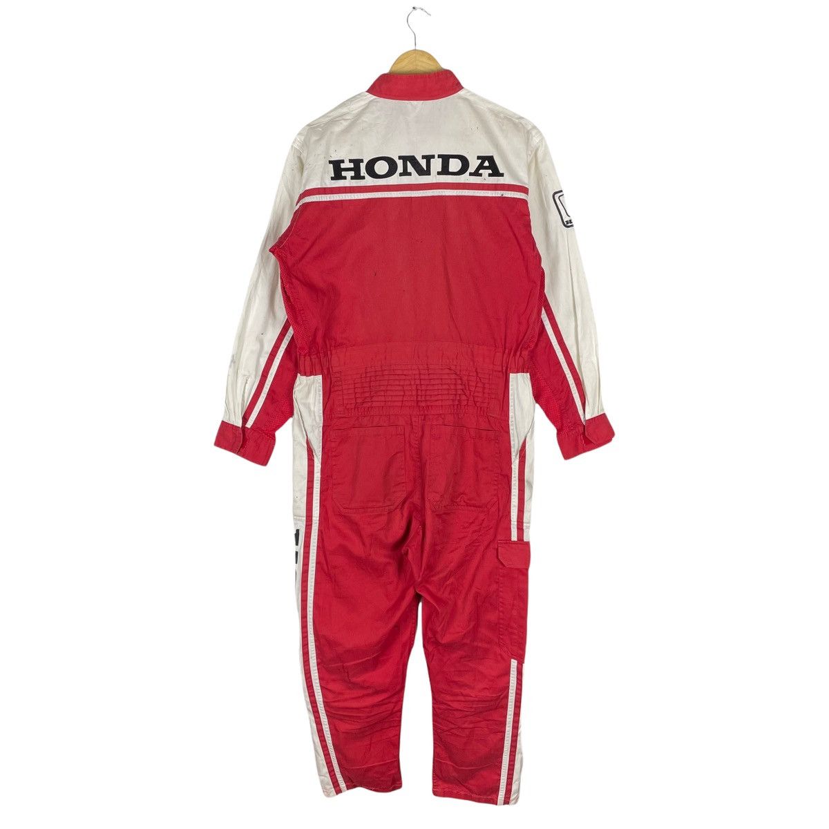Honda × Japanese Brand × Vintage 🔥HONDA Primo Motorsport Overalls Jumpsuit Size US 30 / EU 46 - 1 Thumbnail