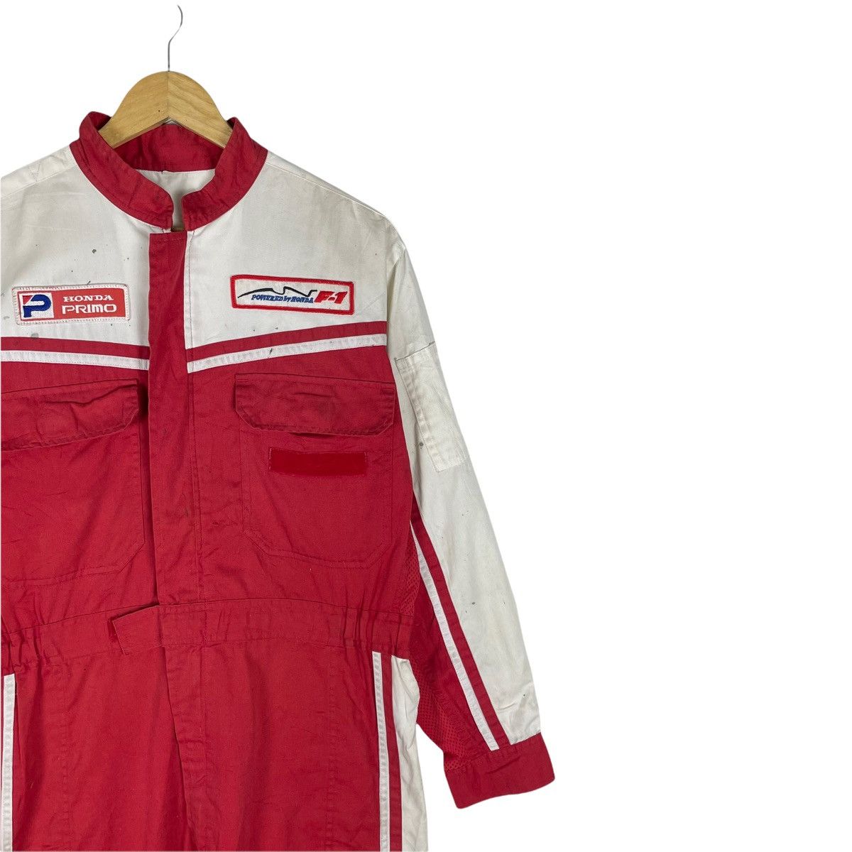 Honda × Japanese Brand × Vintage 🔥HONDA Primo Motorsport Overalls Jumpsuit Size US 30 / EU 46 - 3 Thumbnail