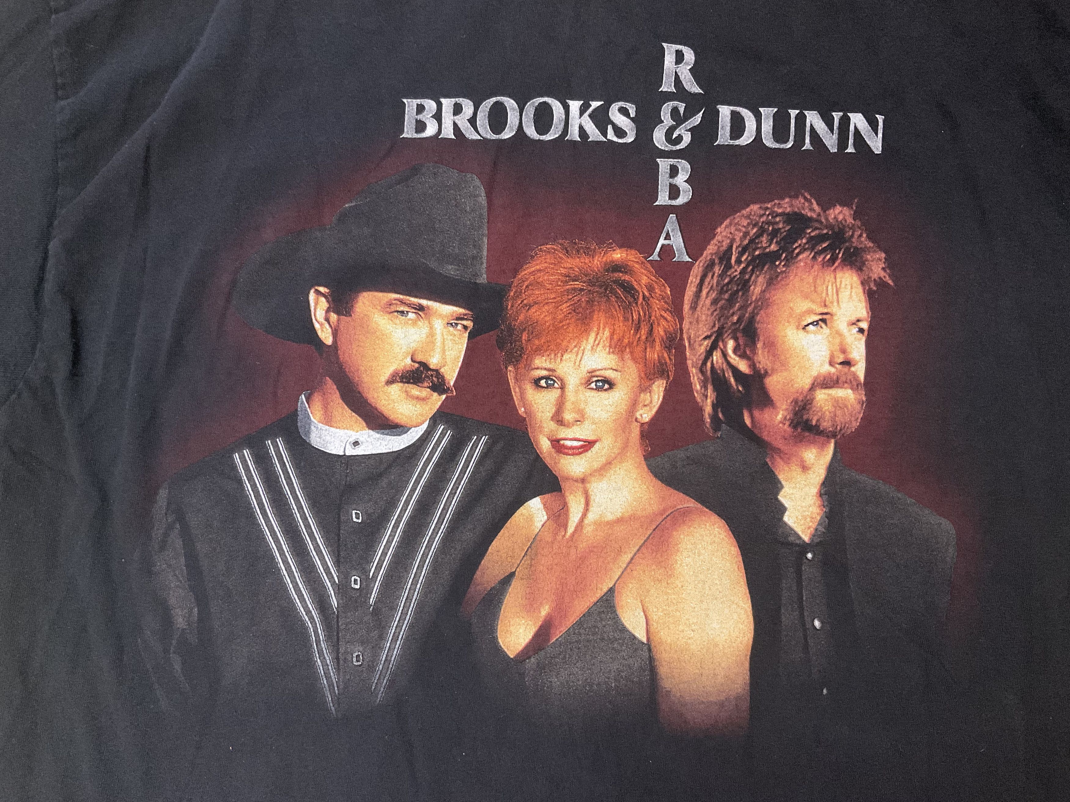 Band Tees Vintage 90s Brooks and Dunn & Reba Tour 98 Tshirt Size US XL / EU 56 / 4 - 3 Thumbnail