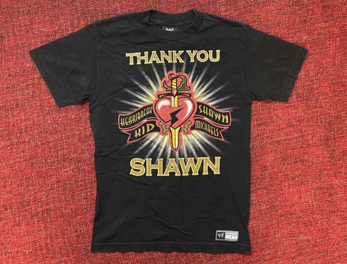 Vintage × WWE × WWF WWE Shawn Michaels The Heartbreak Kid 2008 rare t-shirt Size US S / EU 44-46 / 1 - 1 Thumbnail