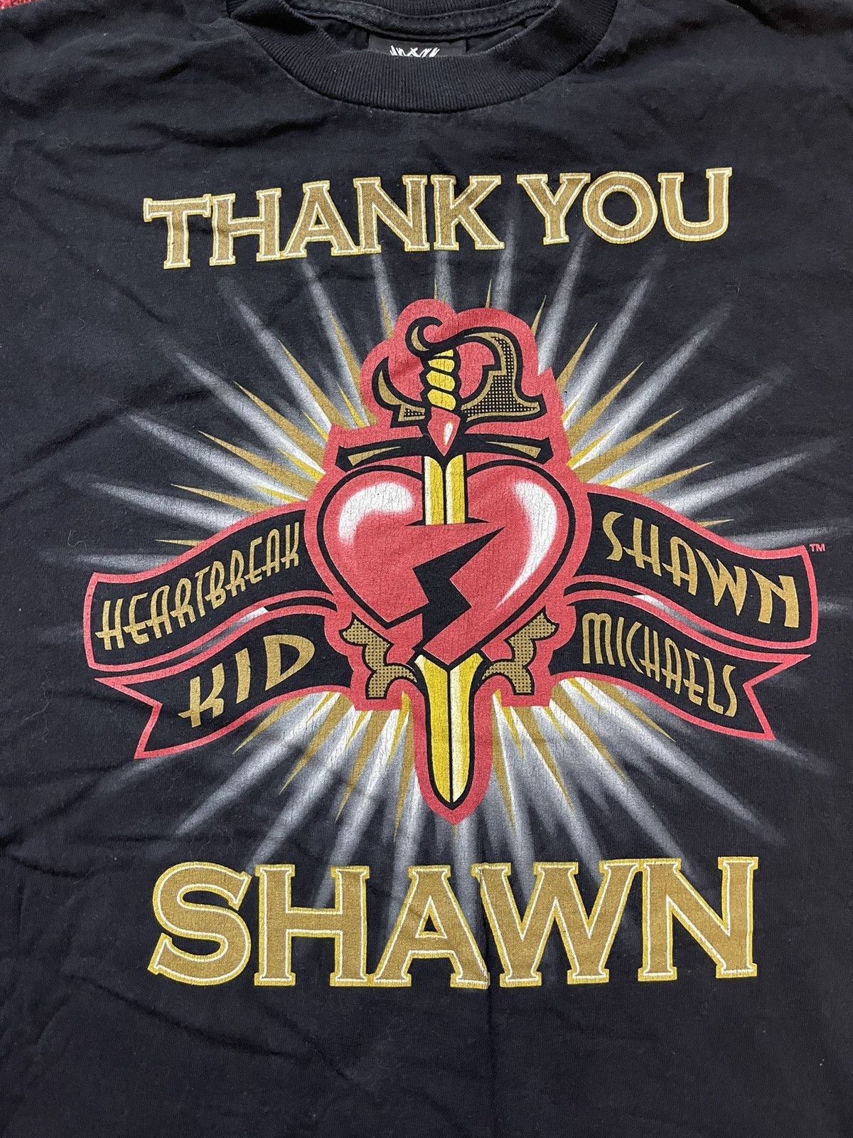 Vintage × WWE × WWF WWE Shawn Michaels The Heartbreak Kid 2008 rare t-shirt Size US S / EU 44-46 / 1 - 2 Thumbnail