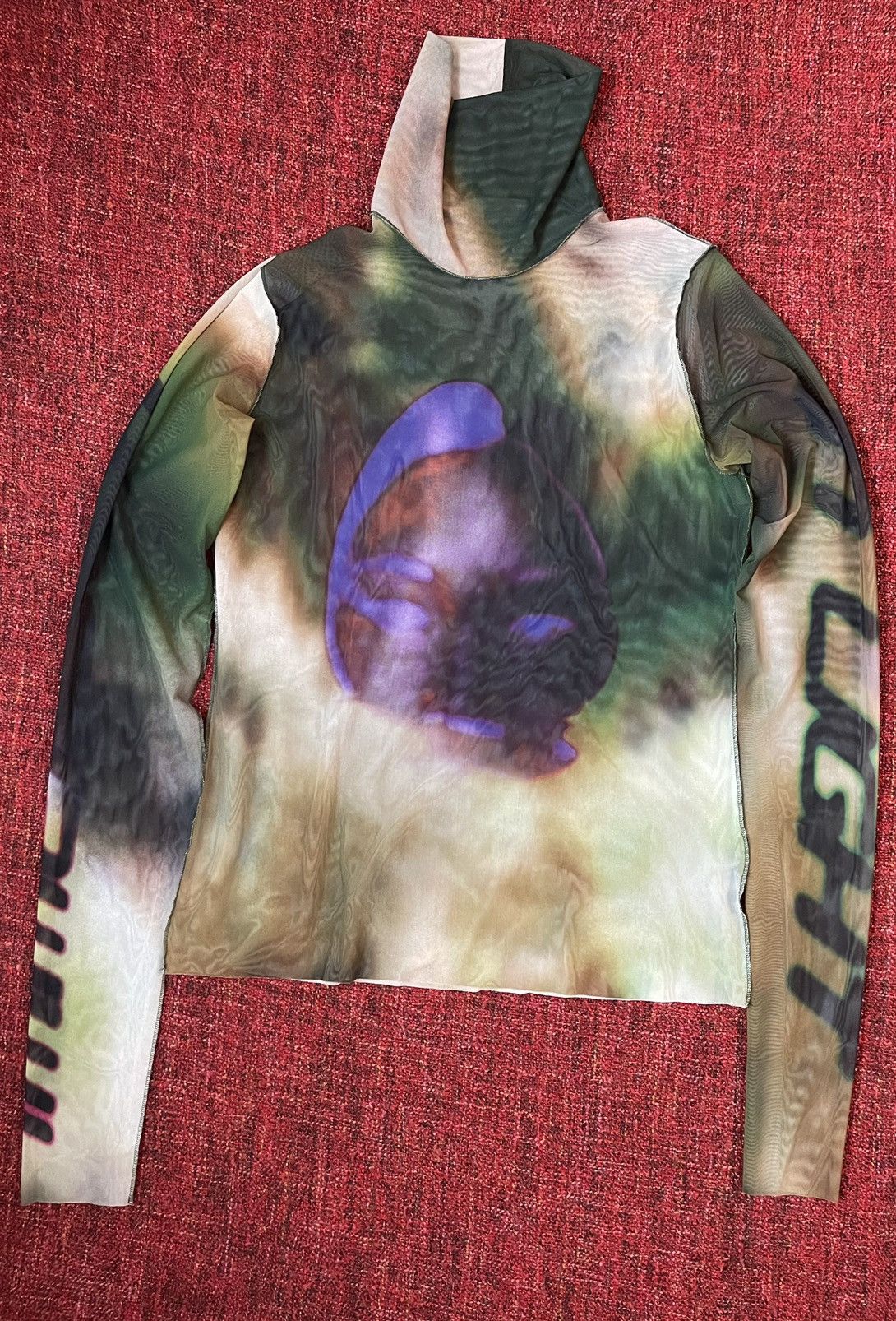 Other Mesh printed JPG style longsleeve Size L / US 10 / IT 46 - 1 Thumbnail