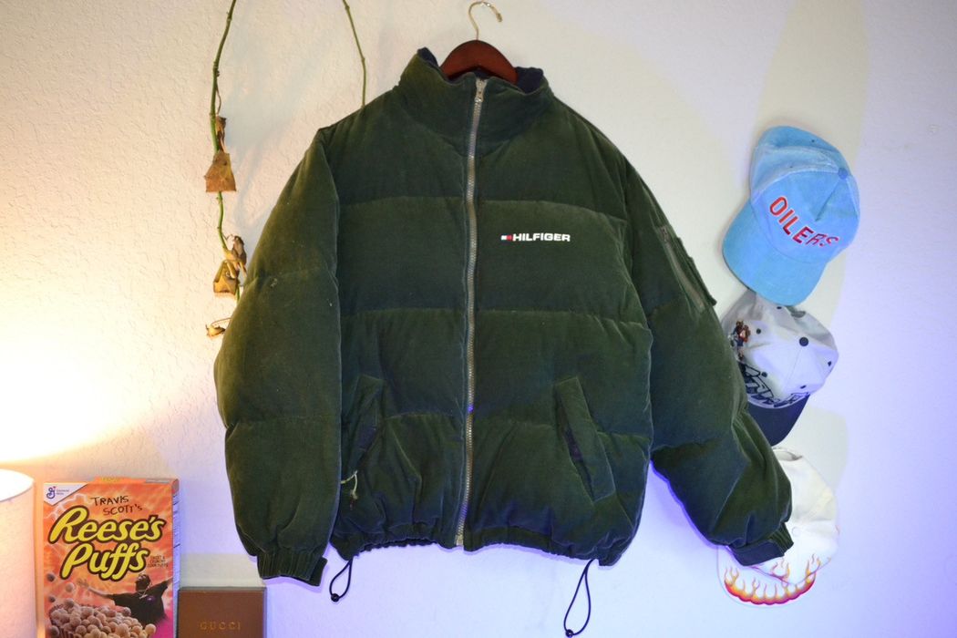 Tommy hilfiger corduroy store puffer