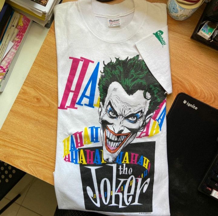 Vintage Vintage Joker 80s Tshirt Size US M / EU 48-50 / 2 - 2 Thumbnail