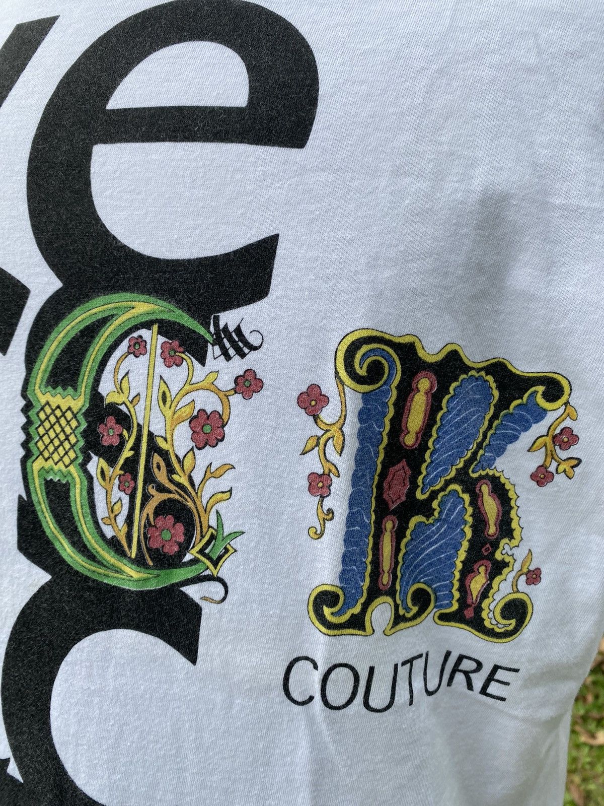 Versace Jeans Couture Vintage Versace Tshirt 90s /Versace Jeans Couture Shirt Size US M / EU 48-50 / 2 - 6 Thumbnail