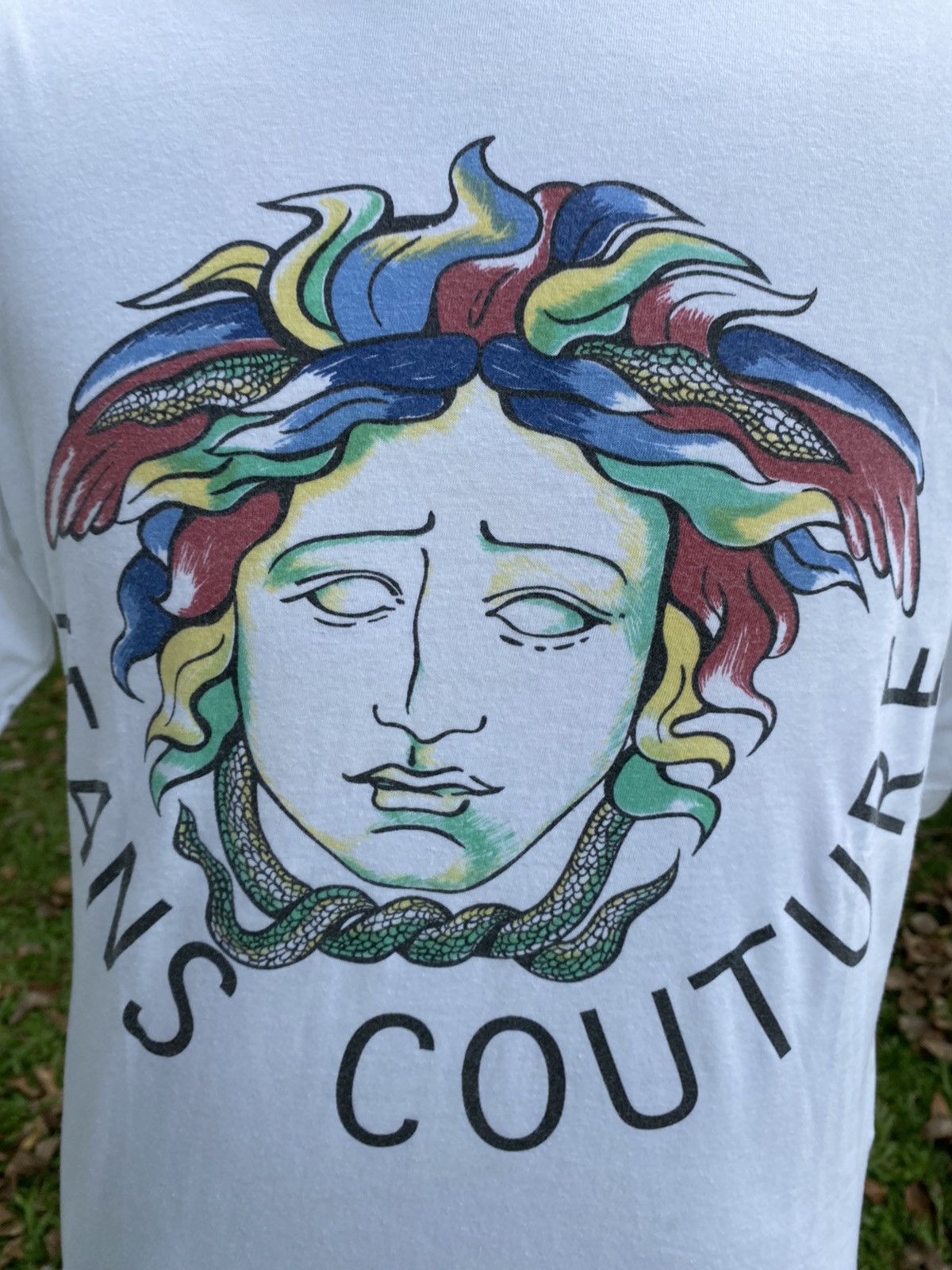 Versace Jeans Couture Vintage Versace Tshirt / Versace Medusa 90s shirt Size US S / EU 44-46 / 1 - 5 Thumbnail