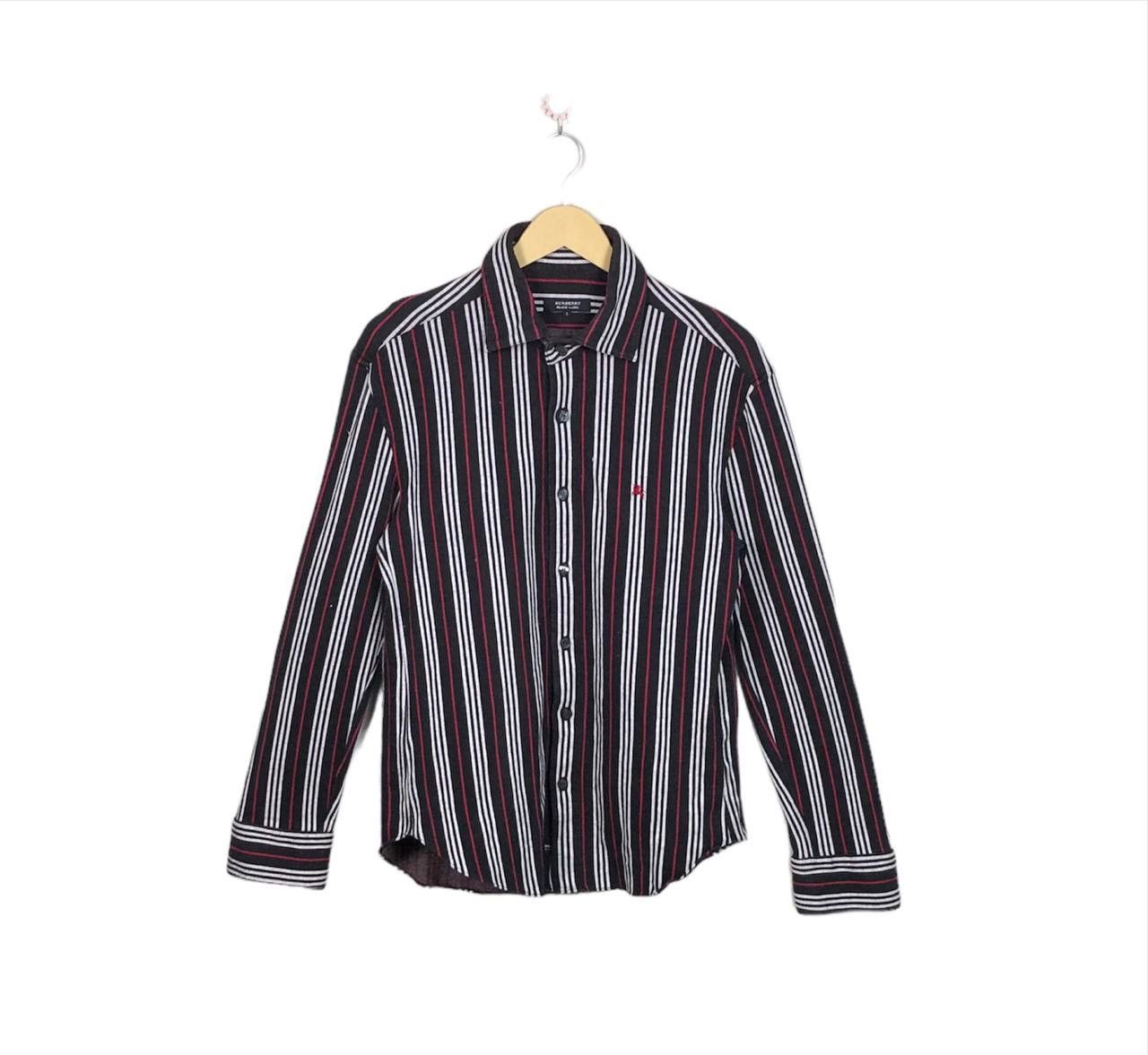 Burberry Authentic Burberry Black Label Stripe Shirt 3 Size US M / EU 48-50 / 2 - 1 Thumbnail