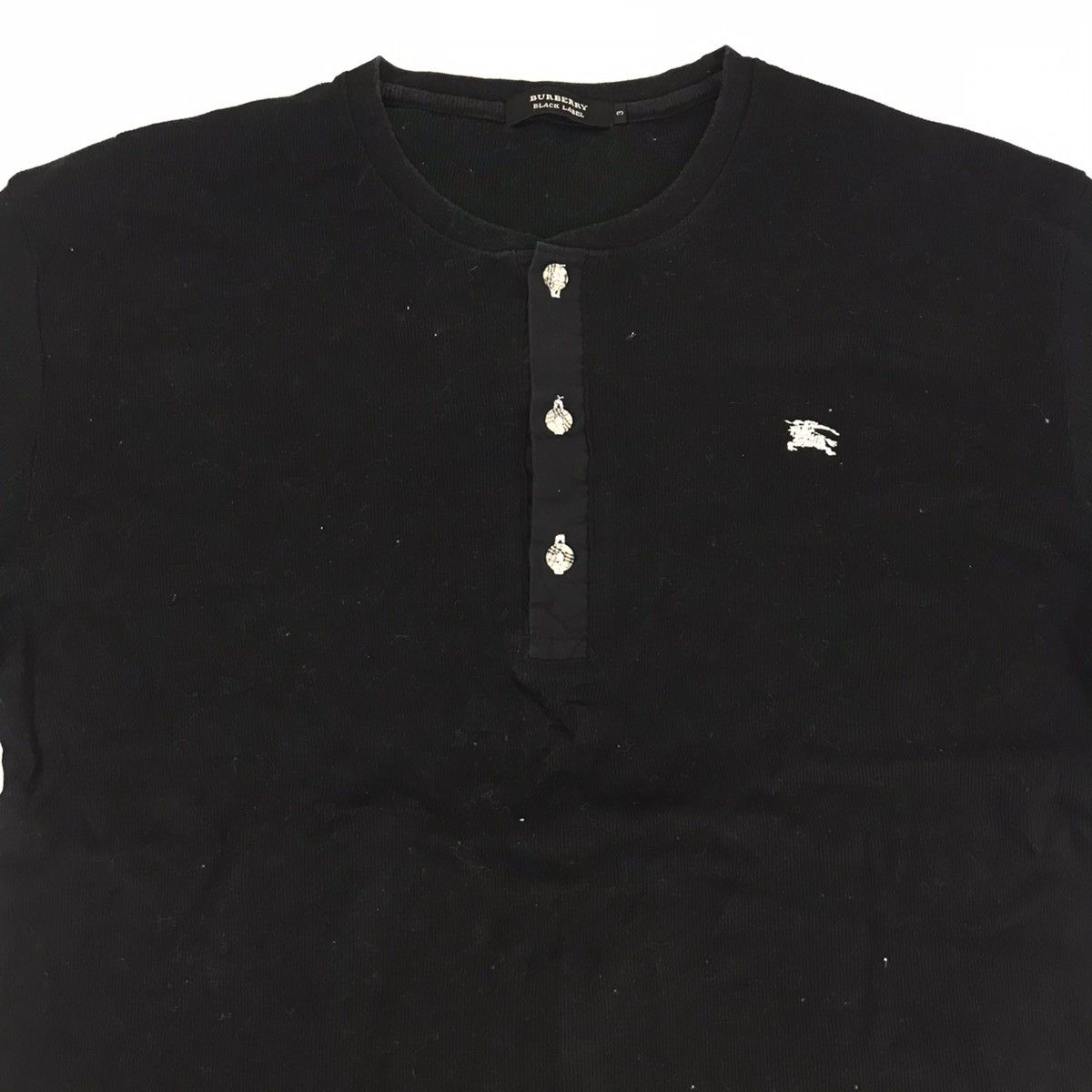 Burberry Burberry London Black Label Half Button Tee Size M / US 6-8 / IT 42-44 - 2 Thumbnail
