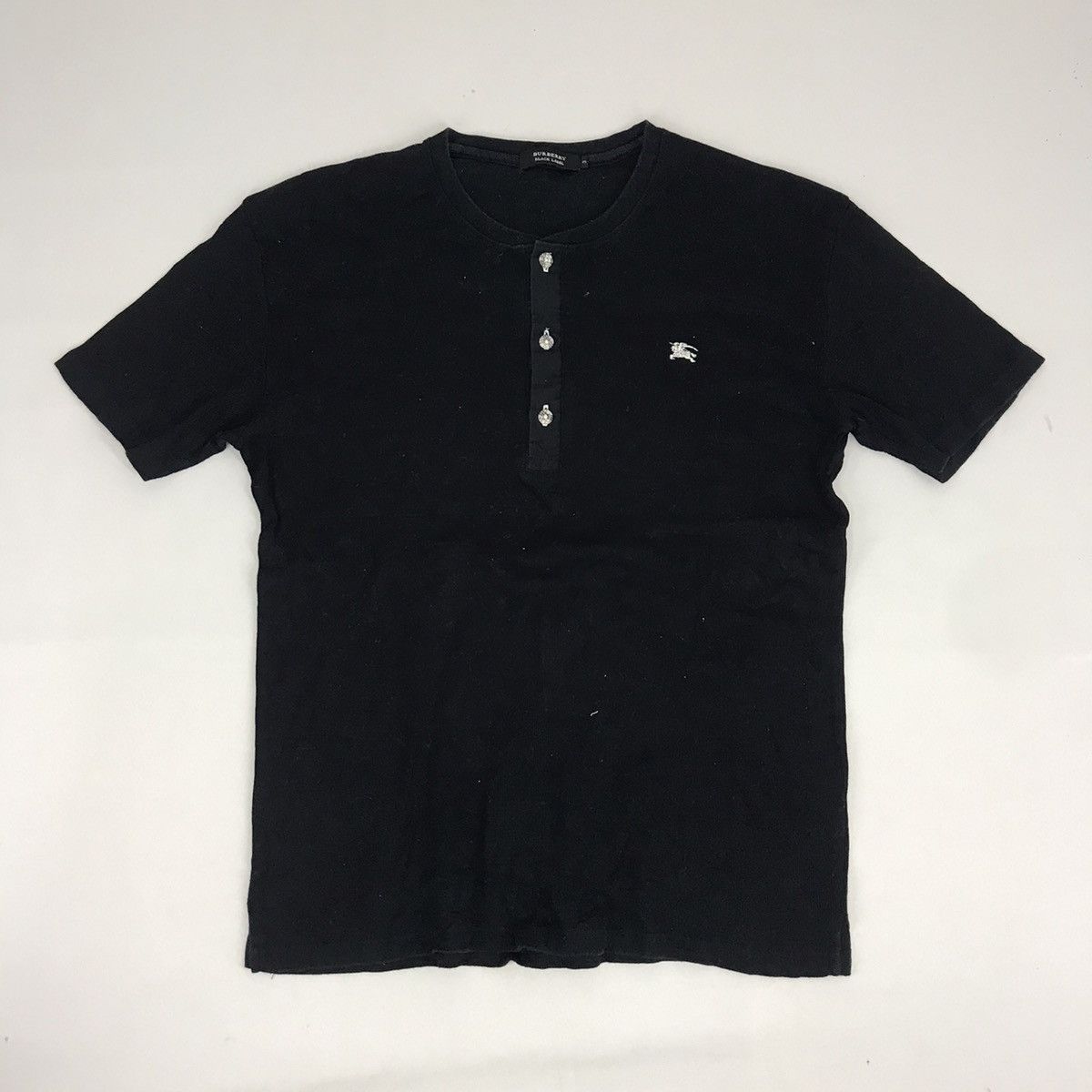 Burberry Burberry London Black Label Half Button Tee Size M / US 6-8 / IT 42-44 - 1 Thumbnail