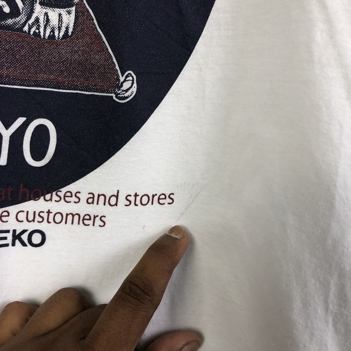 Japanese Brand 💢Rare💢 MANEKINEKO Horror Movie Tee Size US M / EU 48-50 / 2 - 5 Thumbnail