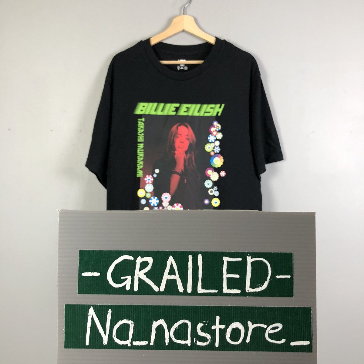 Uniqlo BILLIE EILISH X Uniqlo X Takashi Murakami Tshirt Size US XL / EU 56 / 4 - 6 Thumbnail
