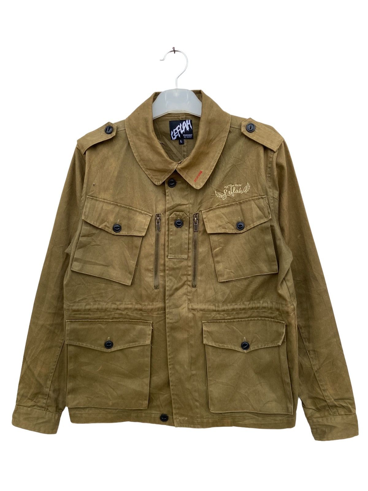Japanese Brand Leflah Worker Jacket Size US L / EU 52-54 / 3 - 1 Thumbnail