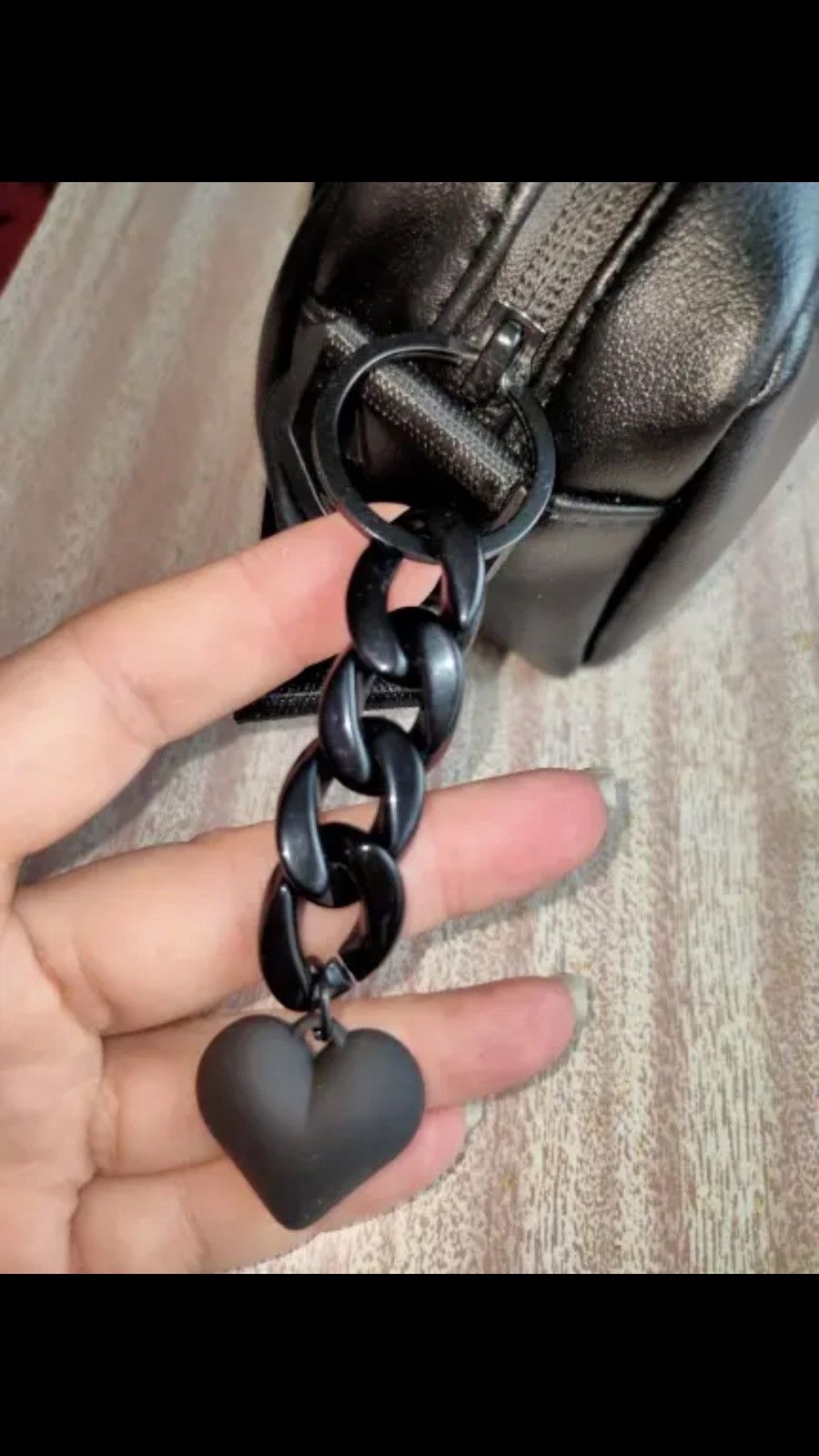 Other Heart keychain acrylic plastic link chain key ring Size ONE SIZE - 3 Thumbnail