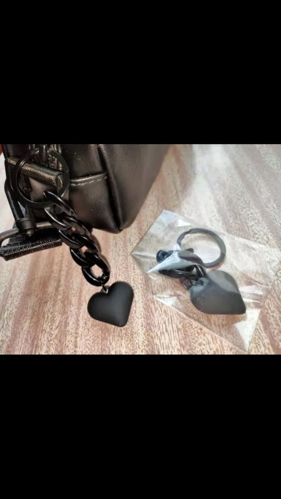 Other Heart keychain acrylic plastic link chain key ring Size ONE SIZE - 4 Thumbnail