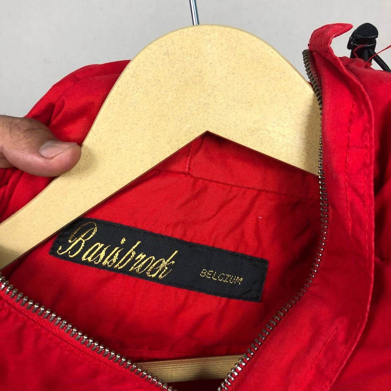 BASISBROEK Vintage 90s Basisbroek Hardshell Quest Red Jacket Sweater Size US M / EU 48-50 / 2 - 10 Thumbnail