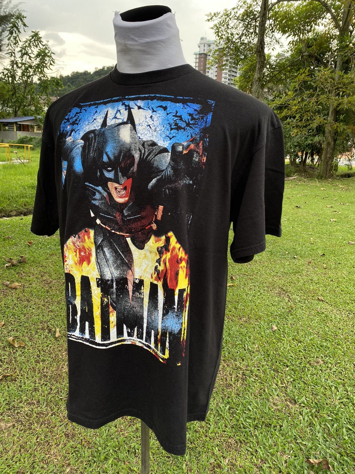 Vintage Last Drop!! Vintage Batman The Dark Knight 2008 tshirt Size US XL / EU 56 / 4 - 2 Thumbnail