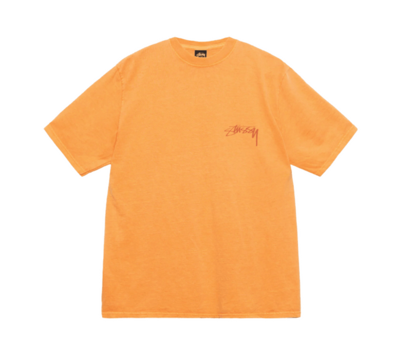 Our Legacy Stüssy Our Legacy Dot Pigment Dyed Tee Apricot • XL