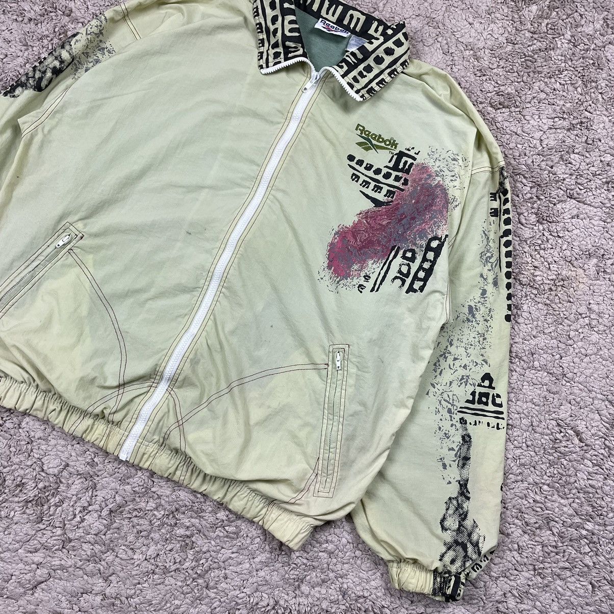 Japanese Brand × Reebok × Vintage Vintage Reebok Nice Design Zipper Jacket Size US L / EU 52-54 / 3 - 4 Thumbnail