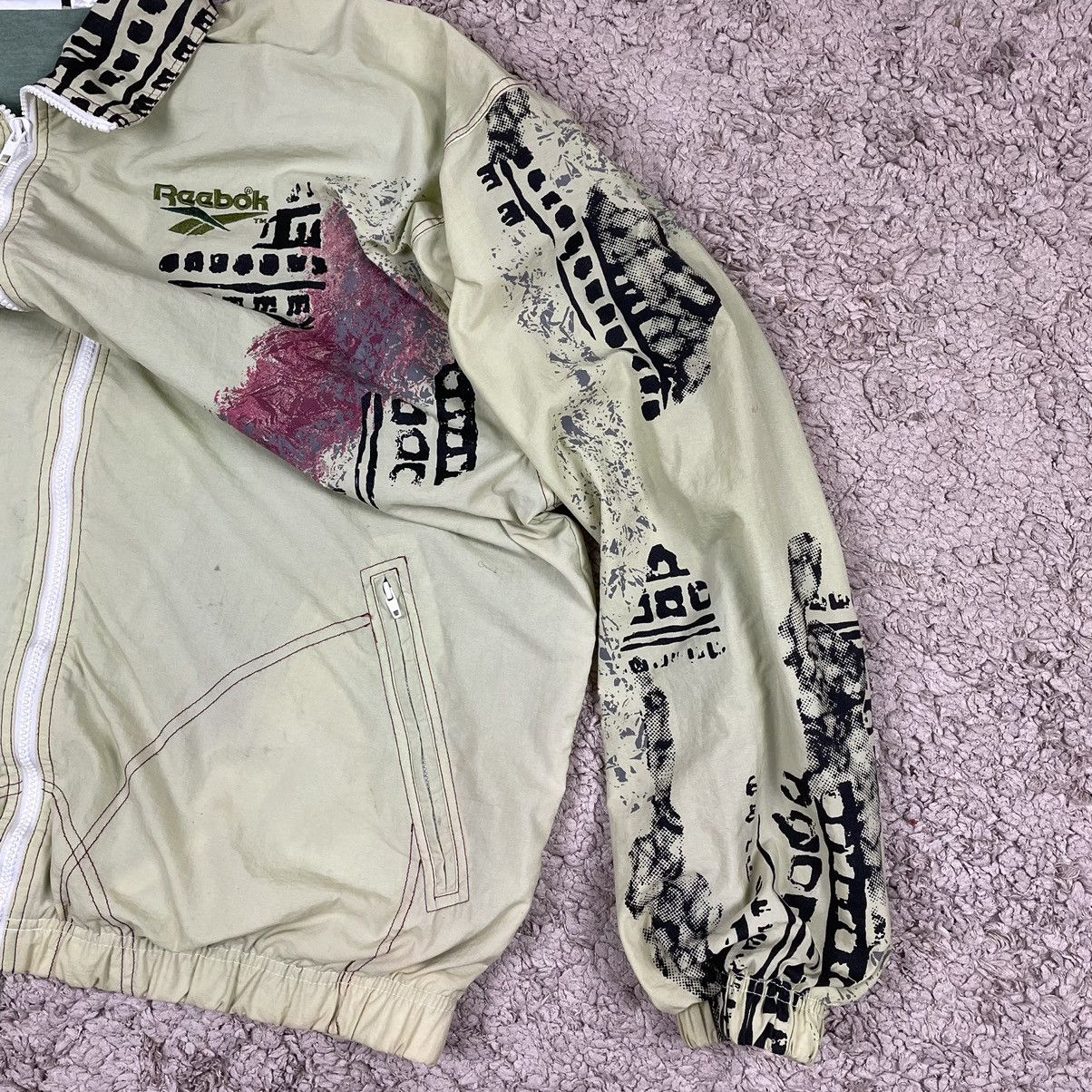 Japanese Brand × Reebok × Vintage Vintage Reebok Nice Design Zipper Jacket Size US L / EU 52-54 / 3 - 11 Thumbnail