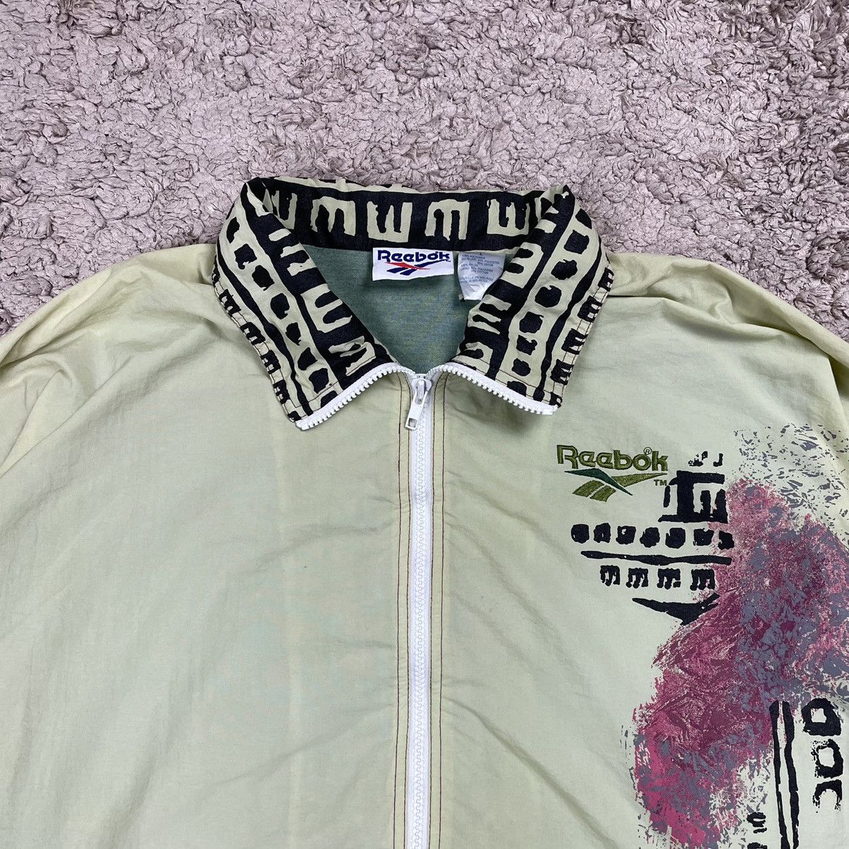 Japanese Brand × Reebok × Vintage Vintage Reebok Nice Design Zipper Jacket Size US L / EU 52-54 / 3 - 5 Thumbnail