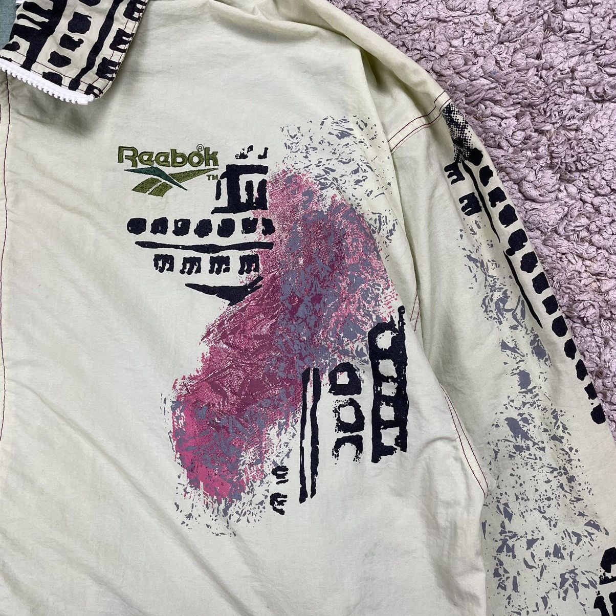 Japanese Brand × Reebok × Vintage Vintage Reebok Nice Design Zipper Jacket Size US L / EU 52-54 / 3 - 9 Thumbnail