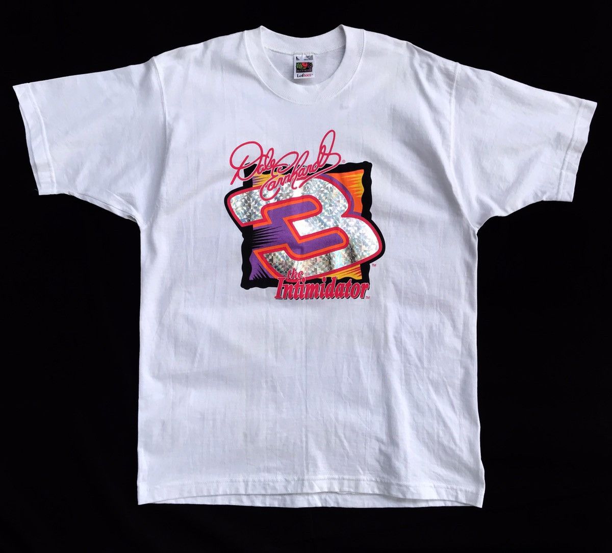 Vintage glitter dale earnhard the intimidator shortsleeve