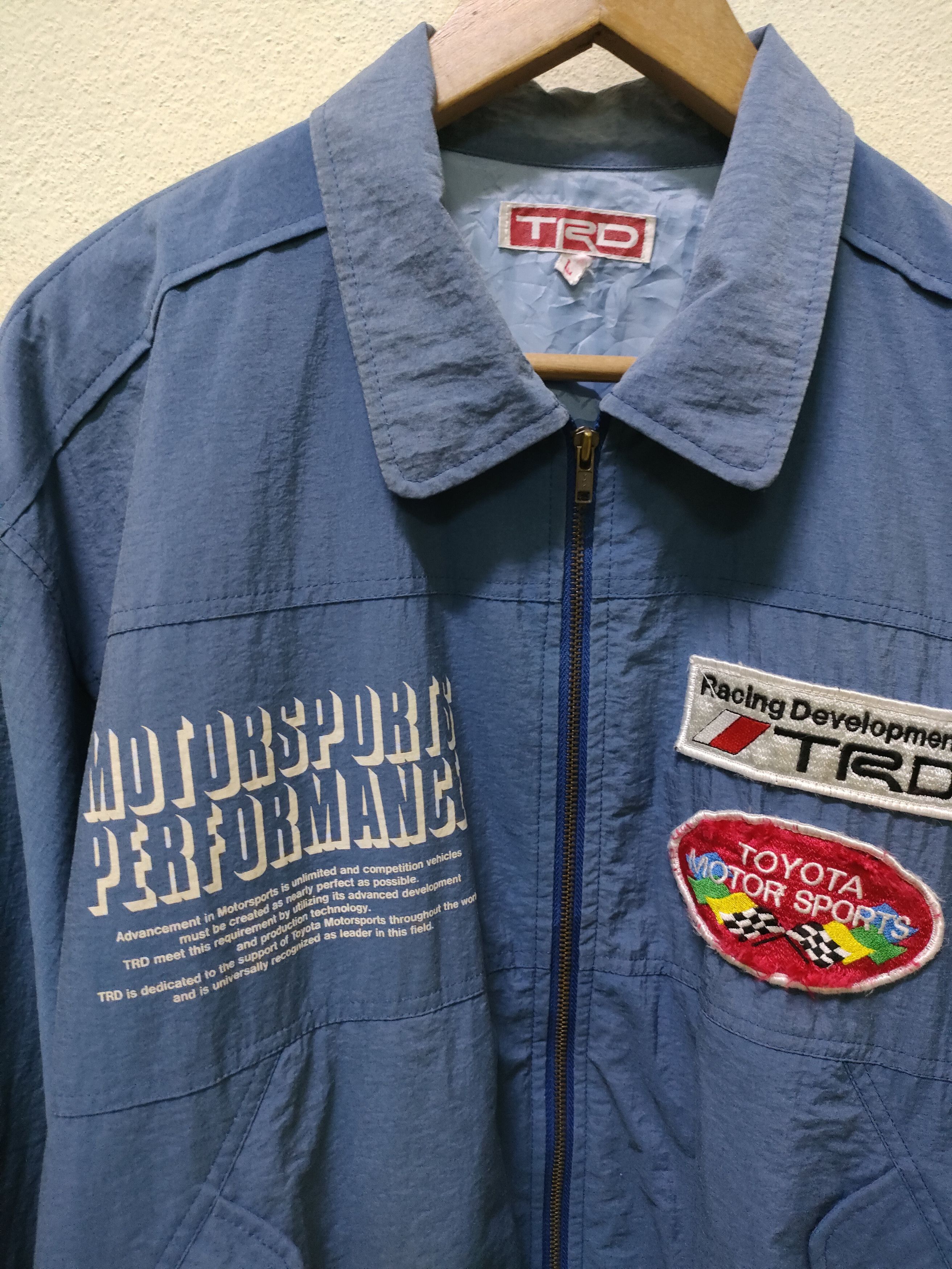 Vintage Vintage TRD Racing Bomber Jacket Size US L / EU 52-54 / 3 - 8 Thumbnail