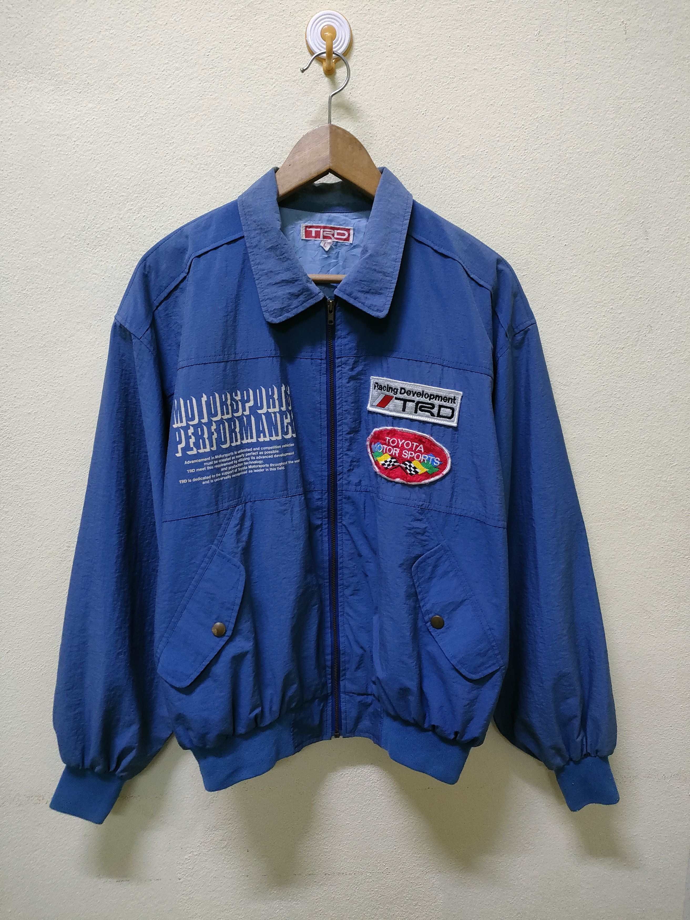 Vintage Vintage TRD Racing Bomber Jacket Size US L / EU 52-54 / 3 - 1 Thumbnail