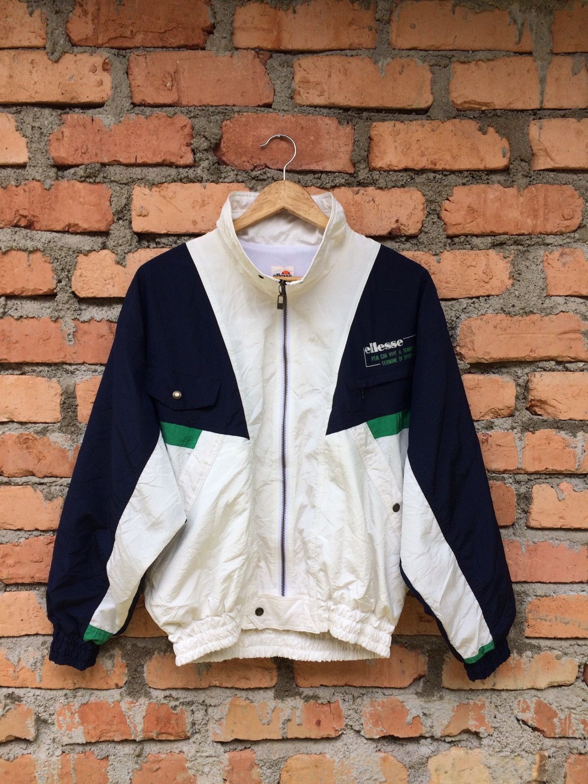 Ellesse Rare !! Ellesse Spell Out Big Logo Jacket Size US M / EU 48-50 / 2 - 1 Thumbnail